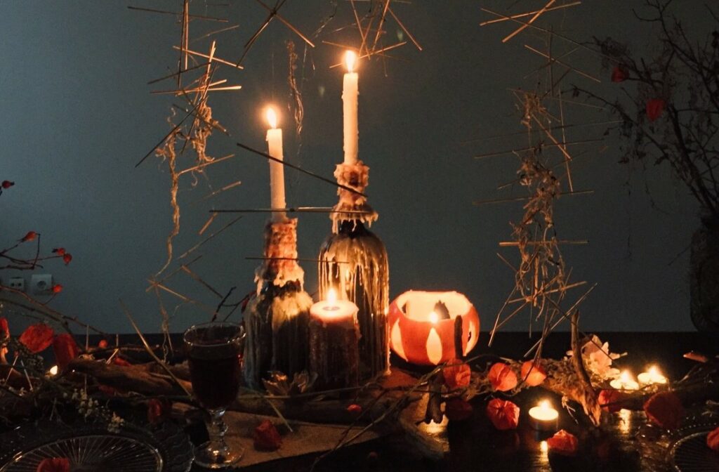 outdoor halloween party