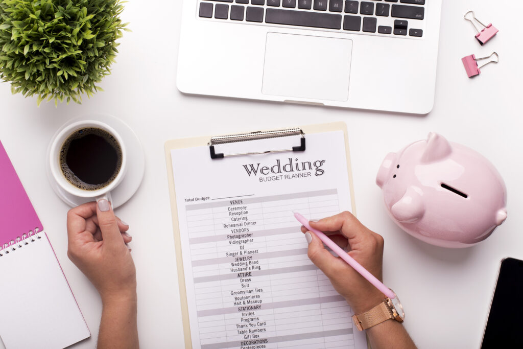 Wedding budget planner form