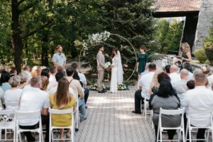 outdoor wedding ceremony